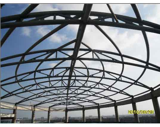茂名中煤朔州宾馆管桁架工程